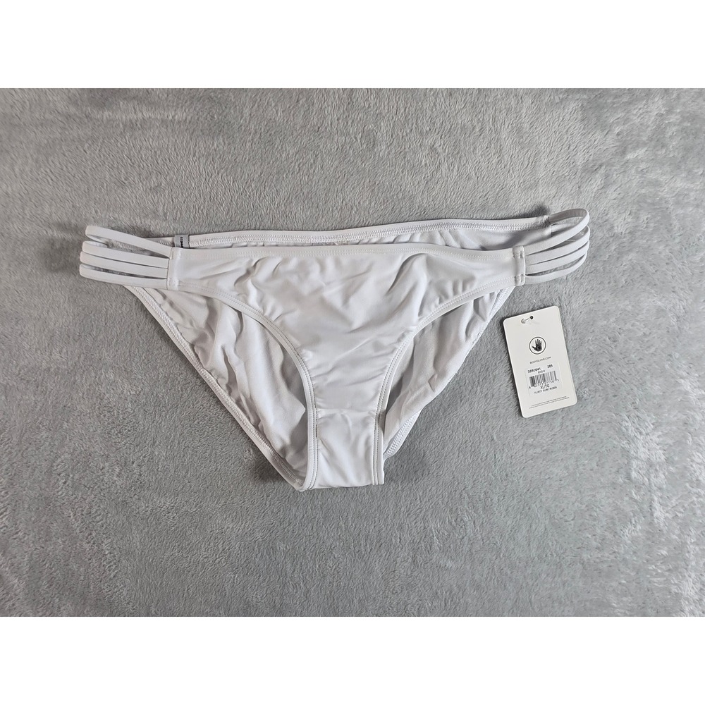 Body Glove Smoothies‎ Flirty Surf Rider Bikini Bottom Snow White XL